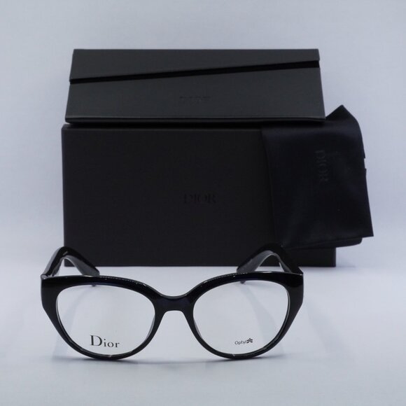 Dior CD3264 0EDU 00 Cat Eye Eyeglasses 51mm - Blue Spiegel - Picture 3 of 10